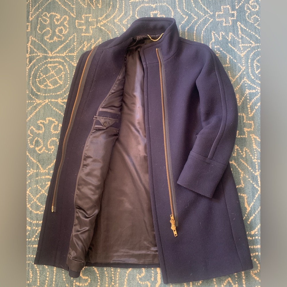J.Crew Cocoon Italian Stadium Cloth Wool Coat - Picture 3 of 10